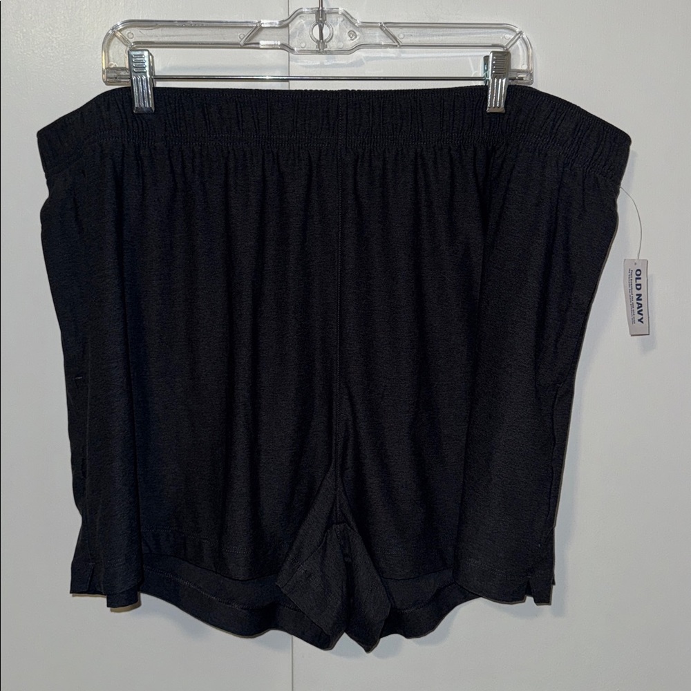 Old Navy Cloud Motion Shorts High Waisted 3” Inseam Charcoal Gray Women’s XXL 2X - Picture 2 of 9